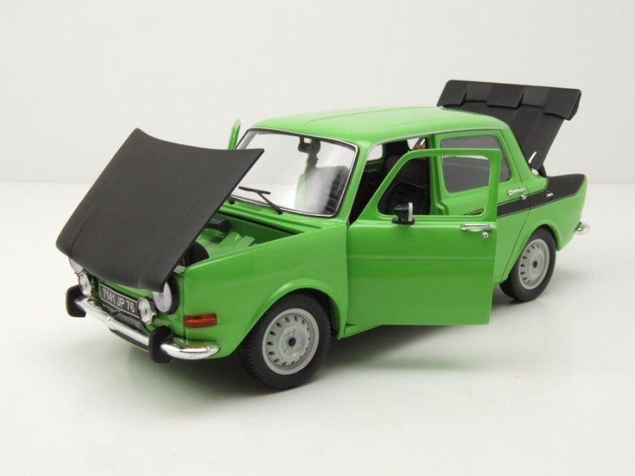Simca Modellini d'auto: Simca 1000 Rallye 2 Phase II 1976-1978 hellgrün / matt- – Nuovo e nell'imballaggio originale da Gerlafingen venduto da espero88 5