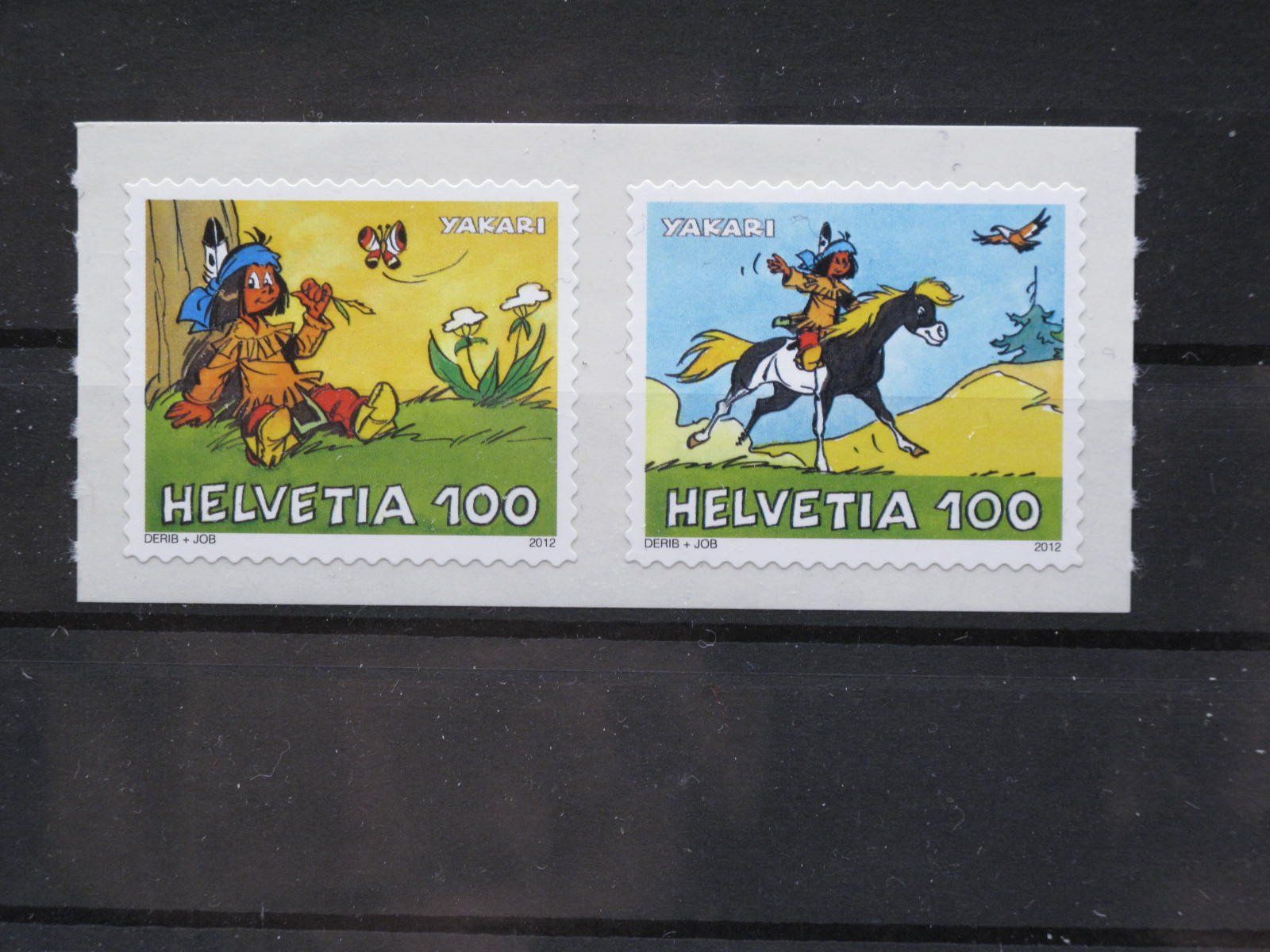 Tous les timbres: CH 2012 Indianer Yakari ** – D'occasion à Wil SG par fva01