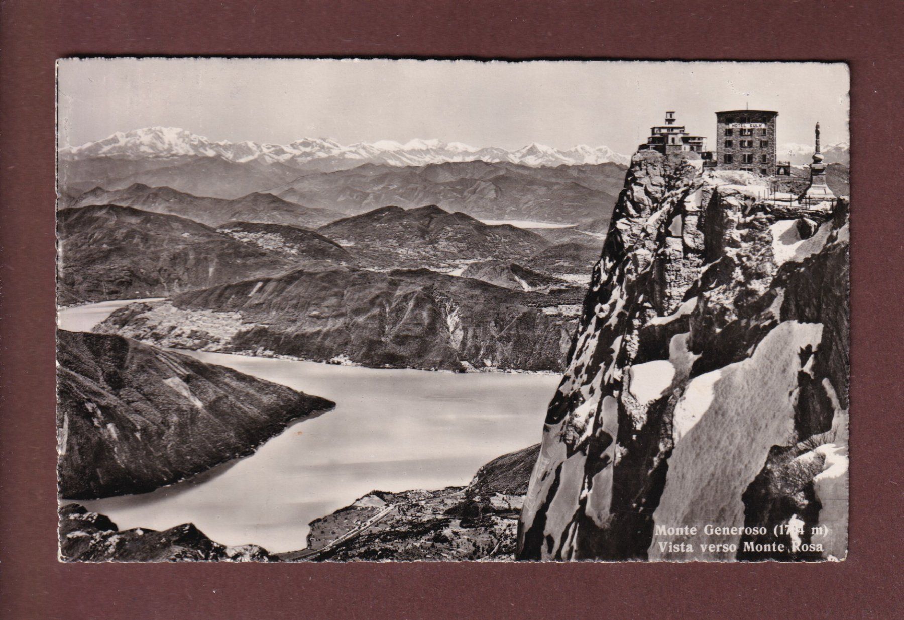 Cartoline postali: MONTE GENEROSO – Usato da Pully venduto da nicecards-shop