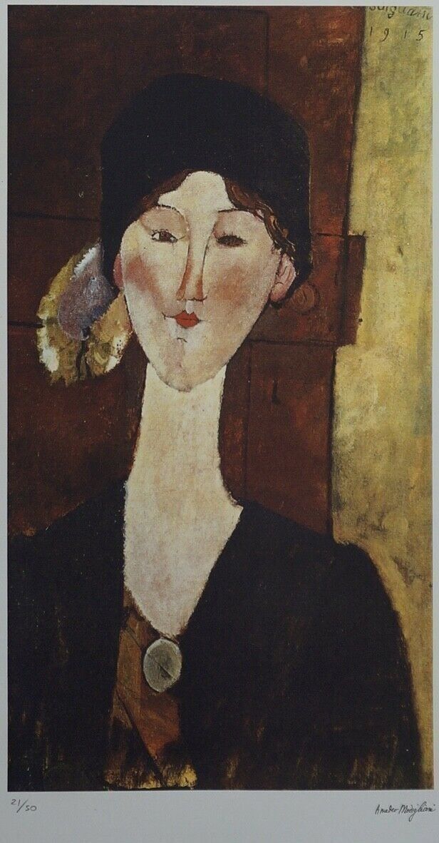 Foto & Immagini: Amedeo Modigliani   HANDNUMMERIERT  DRUCKSIGNIERT – Usato da Gersau venduto da grafik-kunst