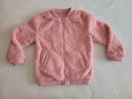 C&A Plüschjacke rosa Gr. 104