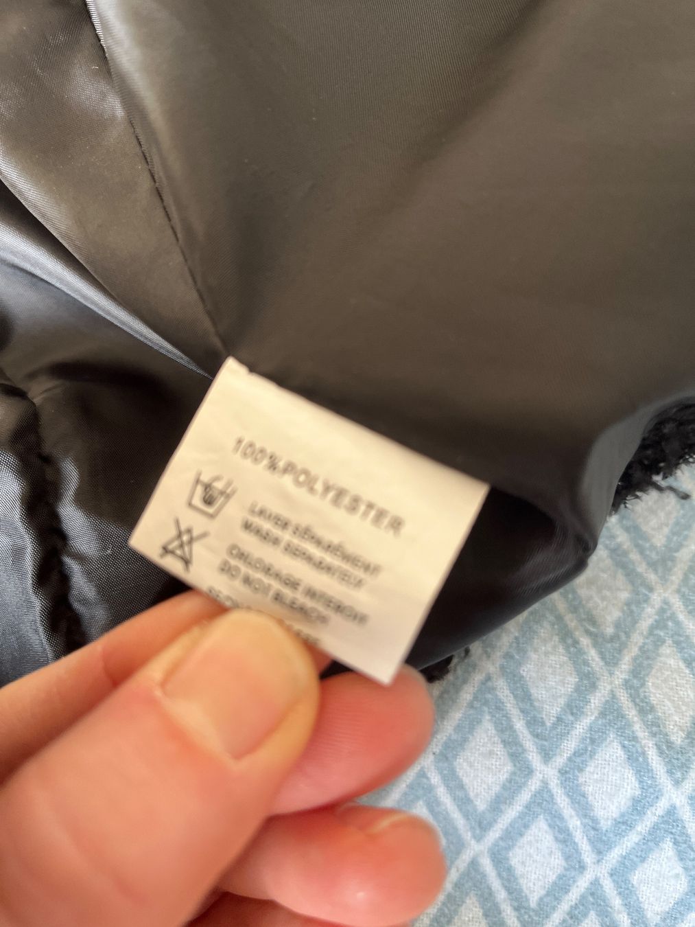 Giacche: Bouclé Jacke, schwarz/glitzer, S – Usato da Solothurn venduto da Bobesch08 7