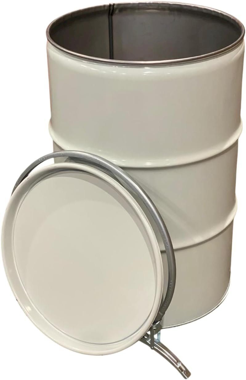 Pumpen & Teile: Metallfass 210 Liter weiß – Neu und originalverpackt aus Bottighofen von zaap 1