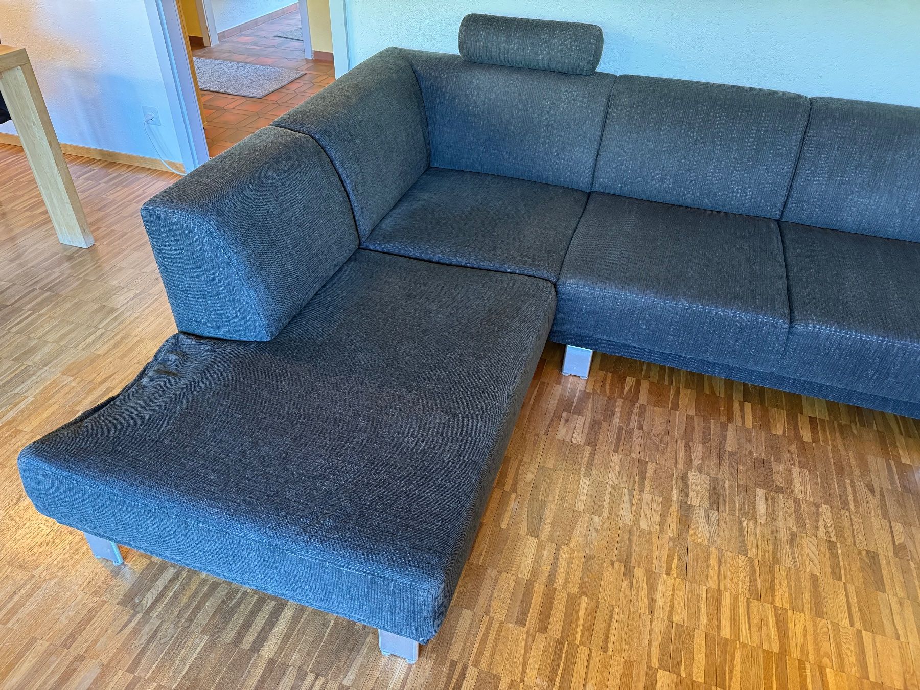 Divani: U-Sofa dunkelgrau – gebraucht – Usato da Hölstein venduto da Bri4nK 3