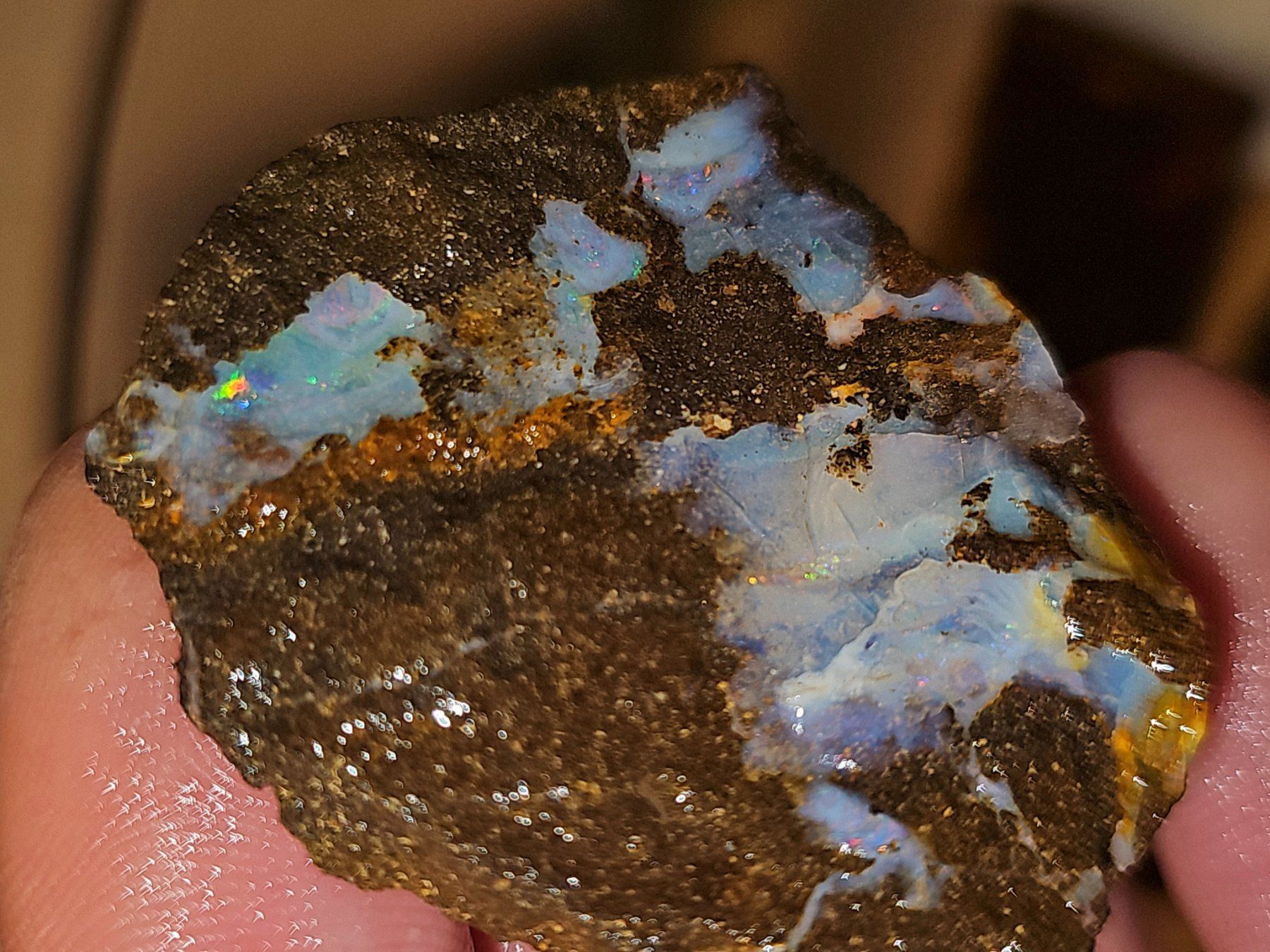 Pietre preziose: Grosser Australischer Boulderopal Rohstein – Nuovo e nell'imballaggio originale da Uerkheim venduto da Winwinner 4