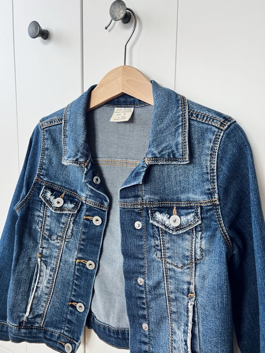 Zara Giacche & Cappotti: Zara 110 Jeansjacke Jacke blau – Usato da Burgdorf venduto da rulan
