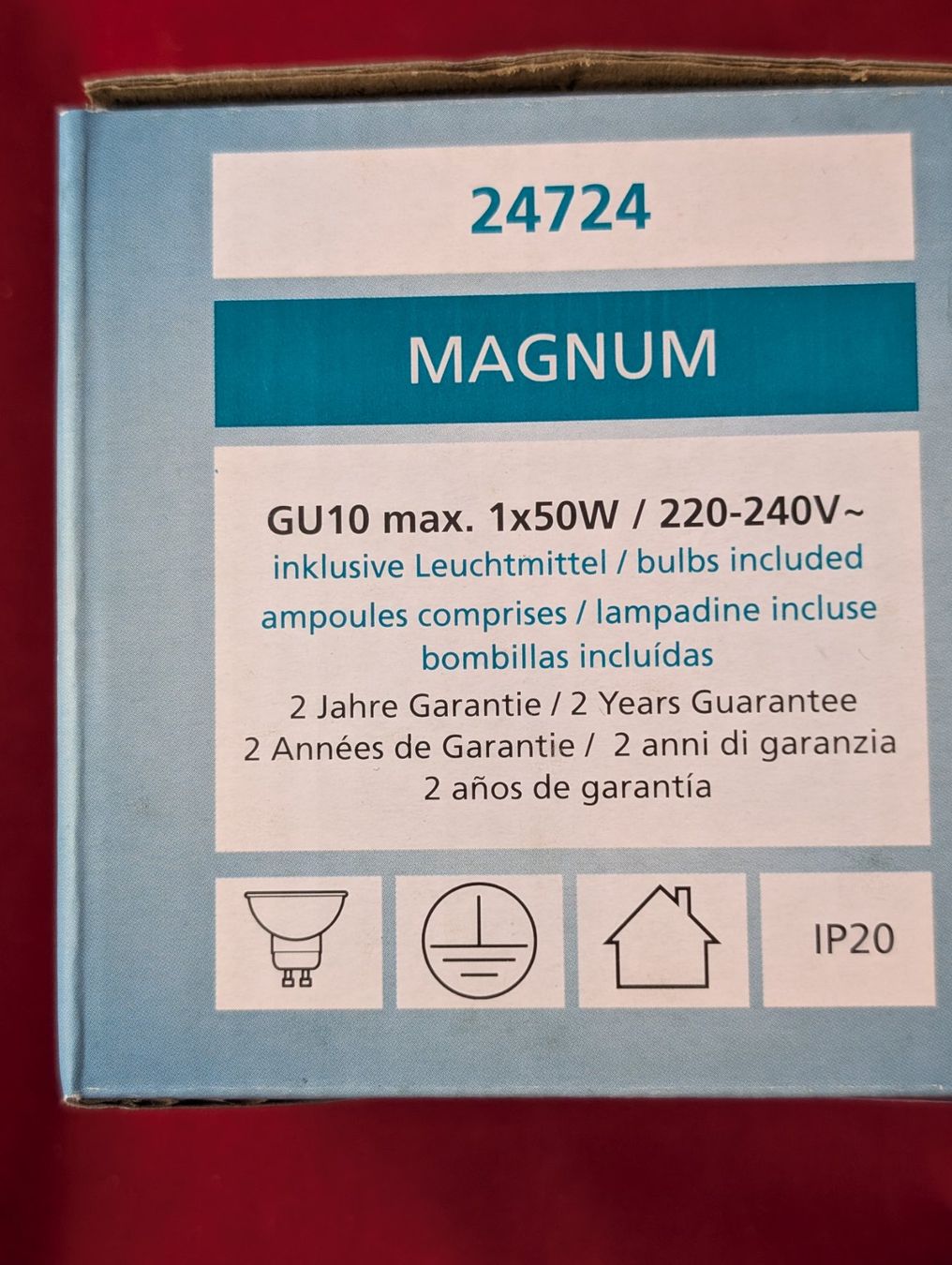 Eglo Lampade: Halogen Spot - EGLO MAGNUM - max. 50W GU 10 – Nuovo e nell'imballaggio originale da Embrach venduto da RogerGerzner 1