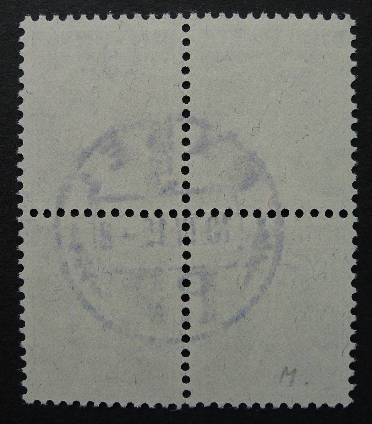 Tutti i francobolli: Nr. 123III Viererblock, mit Zentrumstempel BASEL P.P. – Usato da Ebikon venduto da SilvioFreund 1