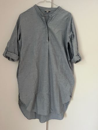 COS Blusenkleid/Tunika graublau Grösse S