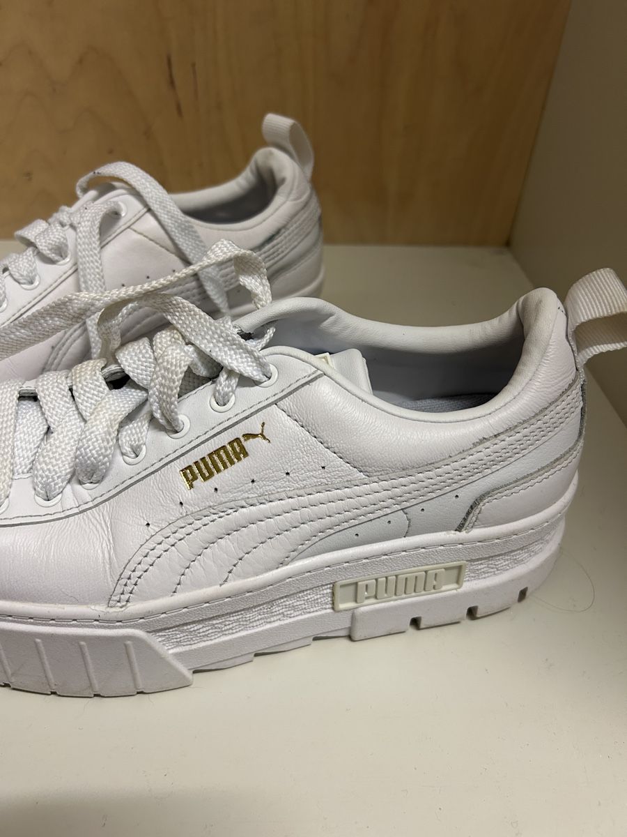 Puma Scarpe da donna: Sneaker Puma weiss mit Plateausohle – Usato da Thun venduto da ann_j9cx 1