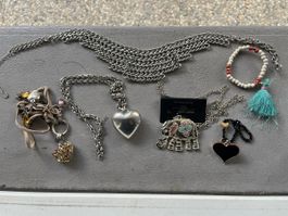 Modeschmuck Halsketten und Armband gebraucht