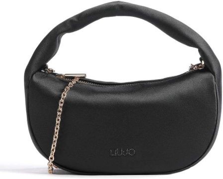 HANDBAG/ shoulder bag LIU JO Satin BLACK new with tag