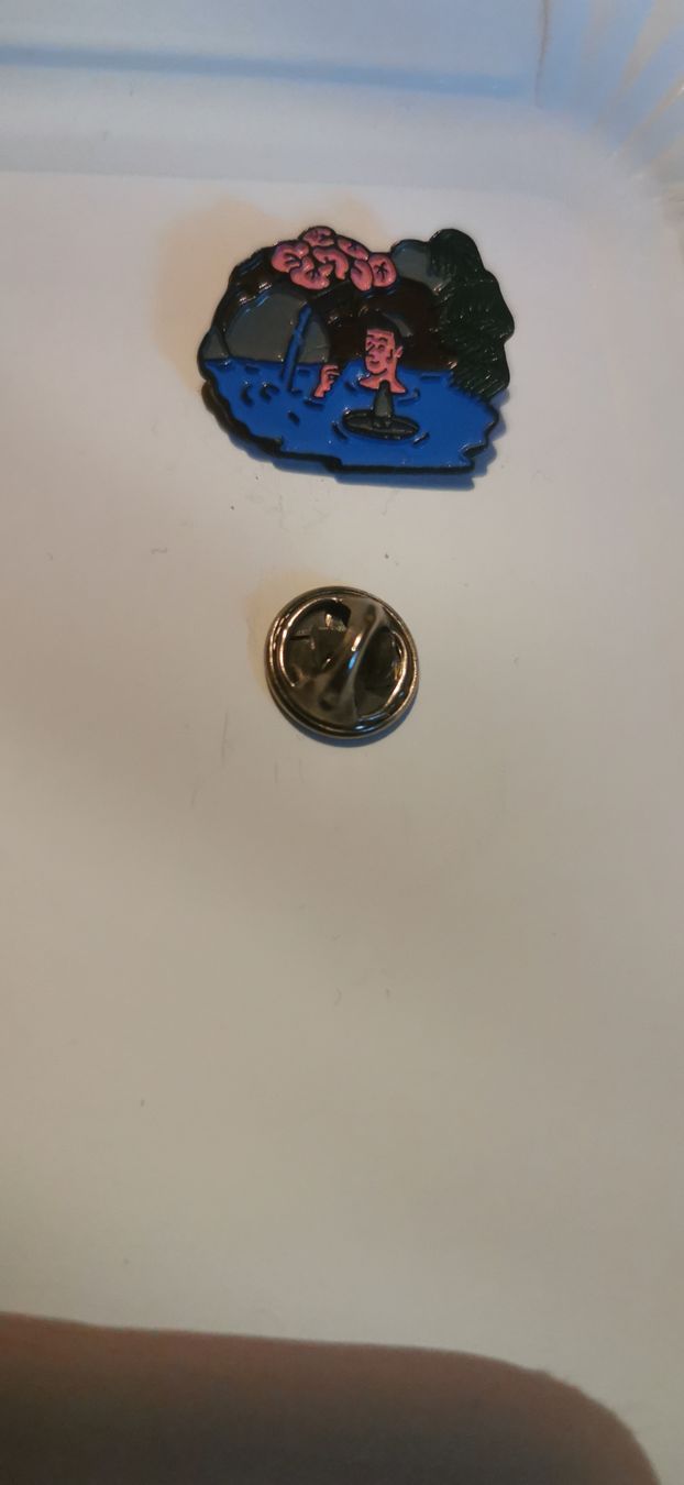 Placchette & Badge: Pin Baignade source  – Usato da Genève venduto da vins50 1