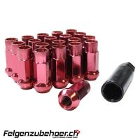 Radmuttern GT50 Rot M12X1.25 Stahl