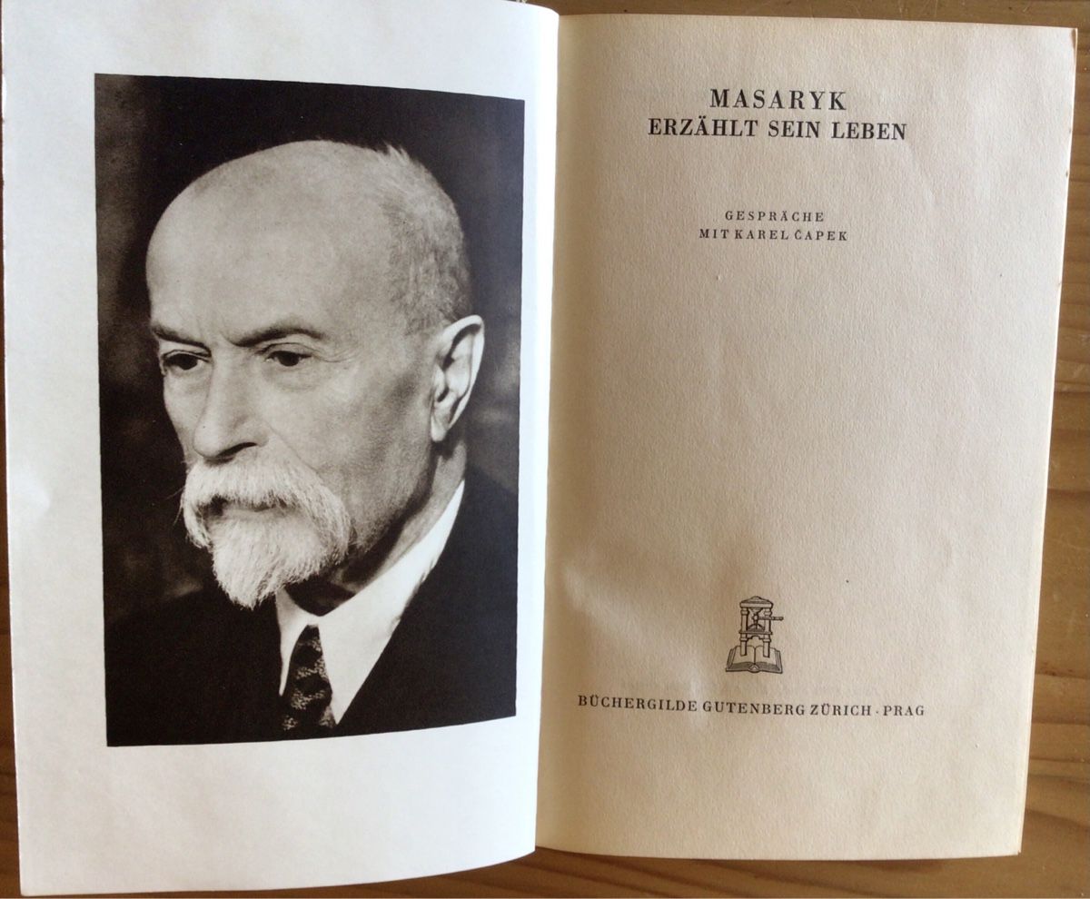 Livres: Masaryk erzählt sein Leben – D'occasion à Ennetbaden par Nab2012 1