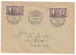 Lettre de Heiden pour Lausanne le 1.VI.43