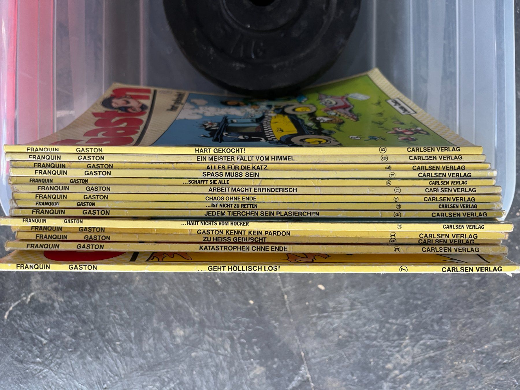 Fumetti: Comic Gaston & Tim und Struppi Karlsen Verlag – Usato da Güttingen venduto da mkdkuhn 1