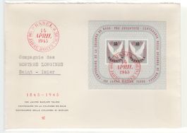 Bloc W23 sur lettre FDC 200.--
