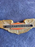 Vintage Harley Davidson Gold Wing Bar & Shield Pin Brosche