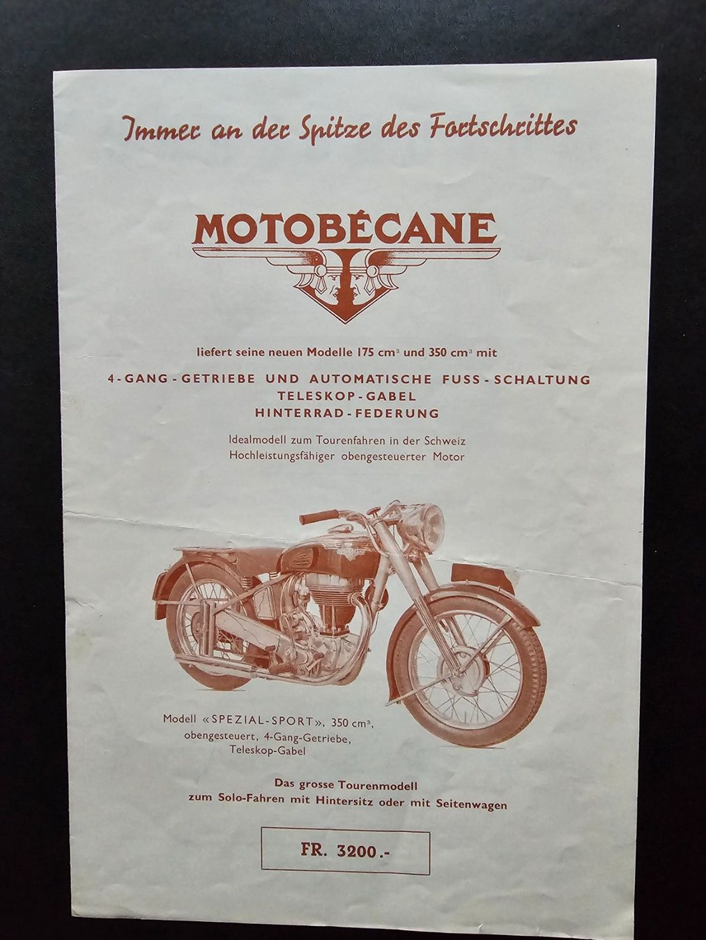 Documenti: Motobécane Prospekt – Usato da Stein AG venduto da Zantico