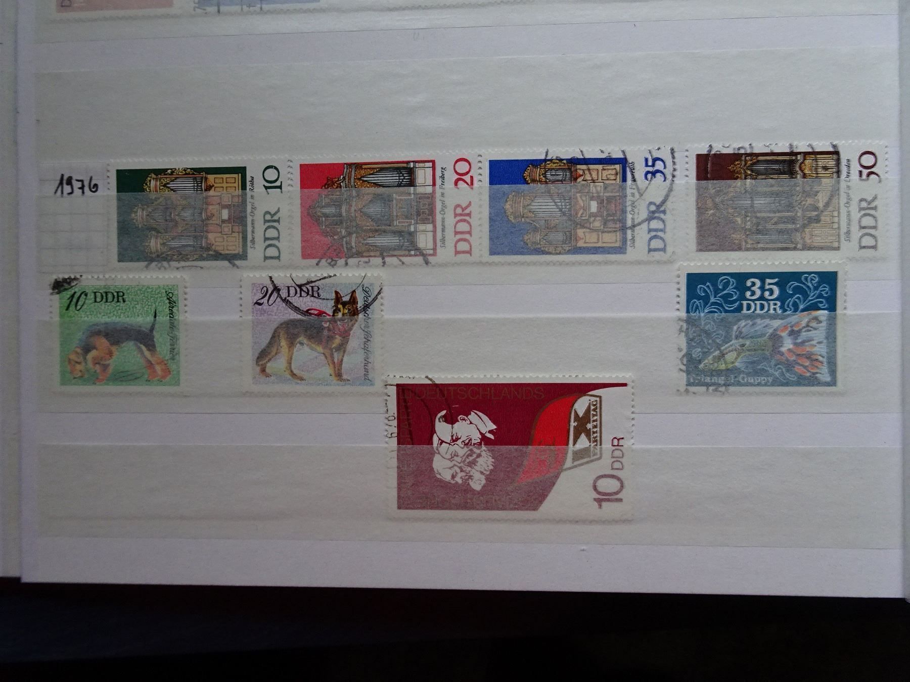 Alle Briefmarken: DDR 1974/76 – Gebraucht aus Aadorf von Chnorli-Furz 3