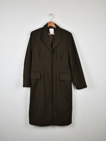 Mango Wollmantel, Gr.L/XL, braun