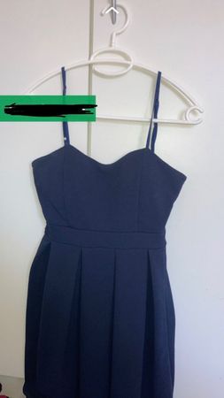 cocktail kleid blau xs