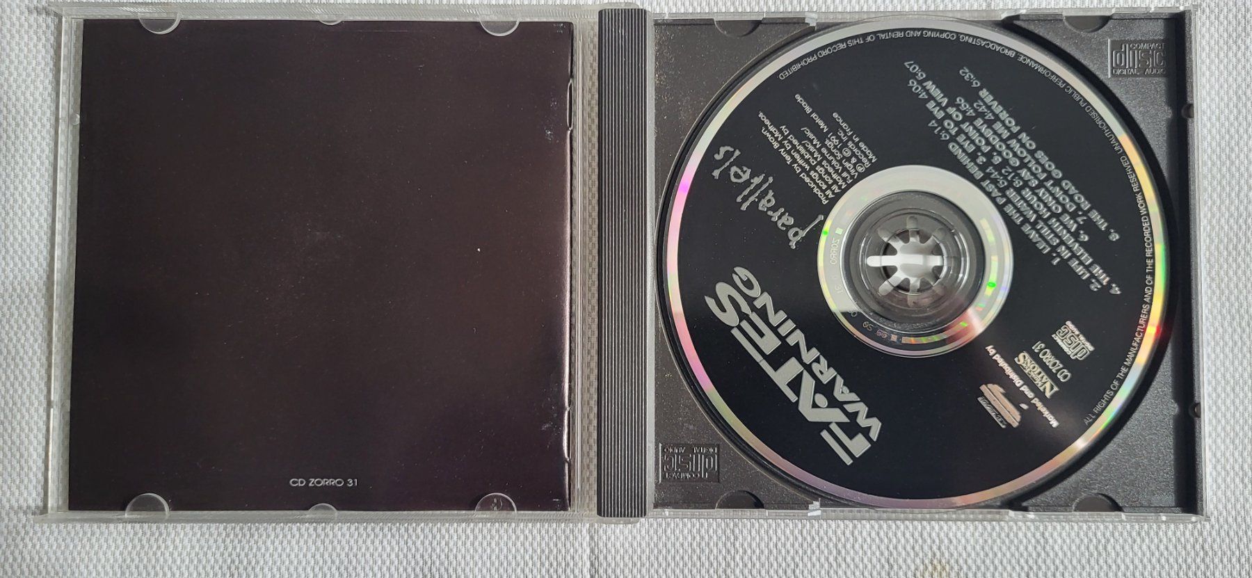 CD: Fates Warning - Parallels – Usato da Villars-sur-glane venduto da Epsilonhike 2