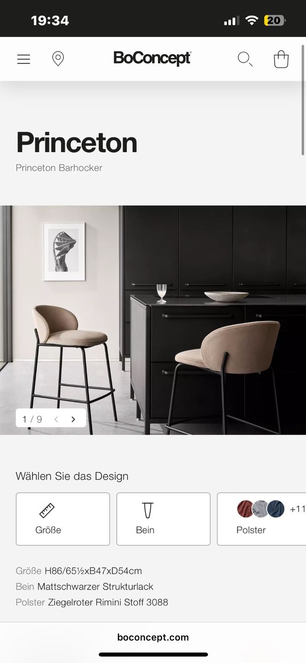 Boconcept Tabourets: 4 New bo concept bar hockers/stools – Neuf (Voir description) à Thalwil par Evrim78 4
