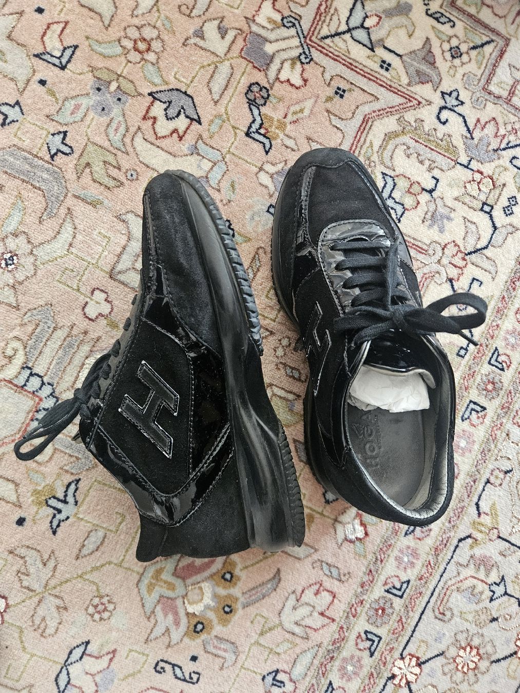 Hogan Scarpe da donna: Hogan baskets noir. Taille 36 mais taille comme un 37 – Usato da Genève venduto da Cachistar 2