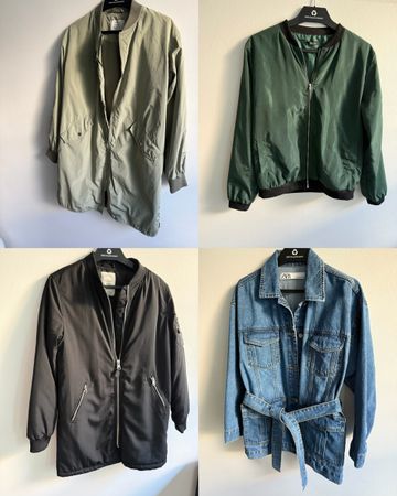 ZARA / BERSHKA 4 autumn jackets new! (size S)