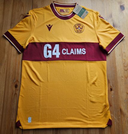 Motherwell FC Trikot NEU Macron Grösse L Schottland