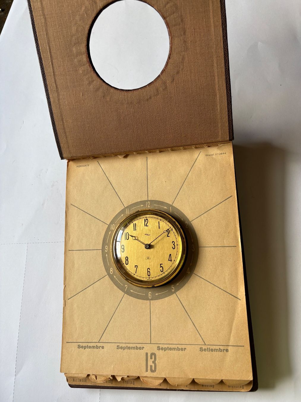 Imhof Orologi da terra & Orologi da parete: Imhof   Tischkalender – Difettoso da Gonten venduto da luegemol 4