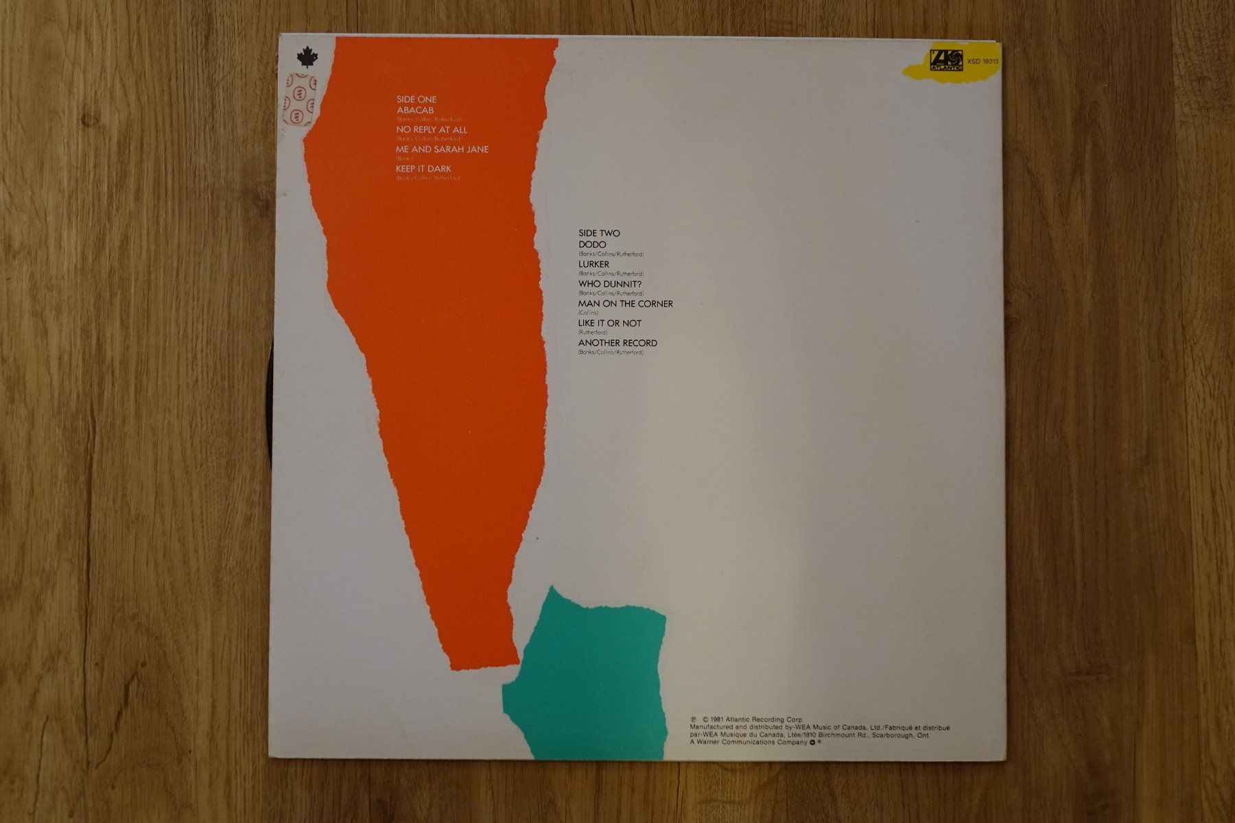 Dischi in vinile: Genesis - Abacab, Vinyl LP 1981 – Usato da Seuzach venduto da tiptop55 1
