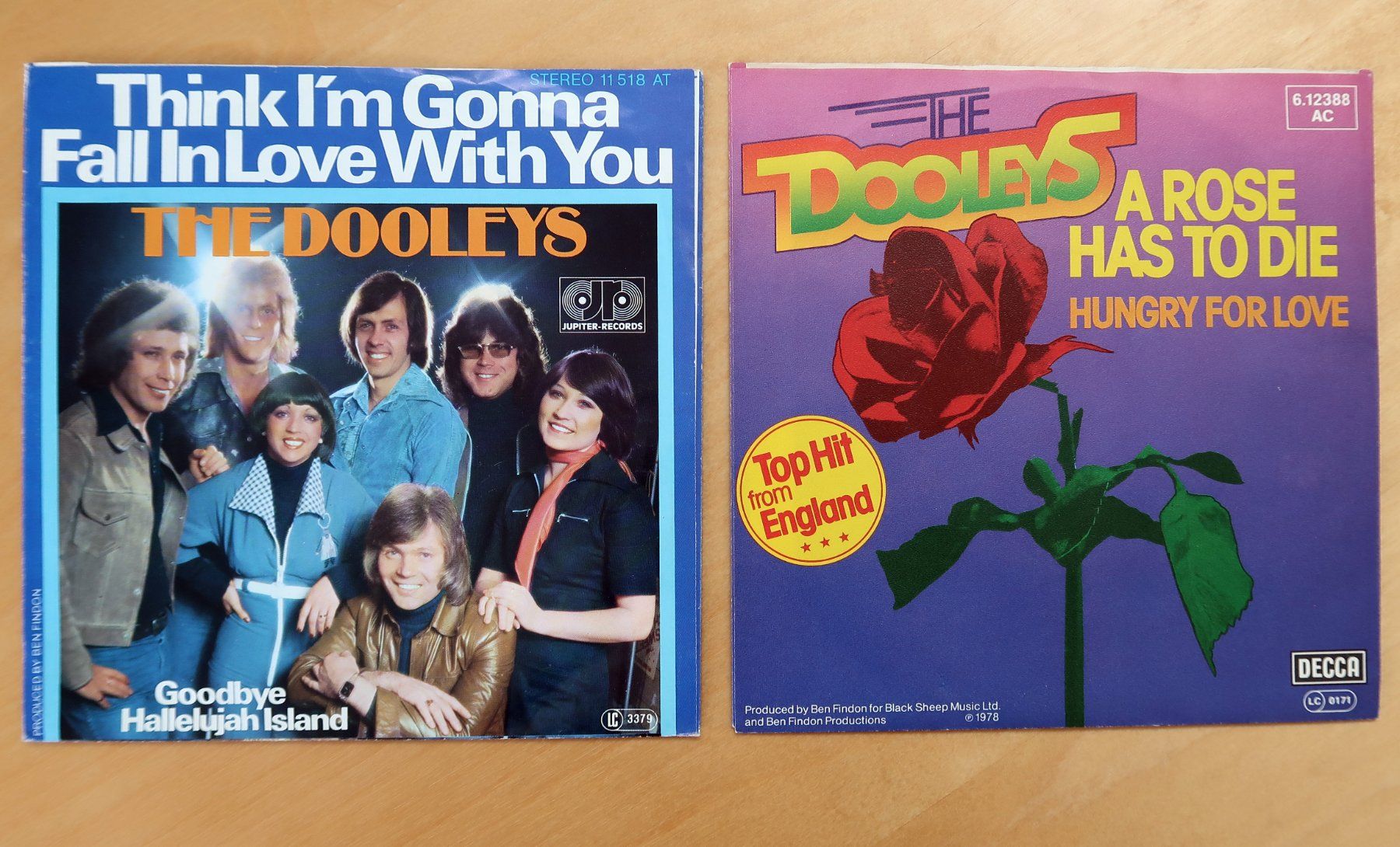 Dischi in vinile: DOOLEYS - 2 VINYL SINGLES (VG+) – Usato da Hedingen venduto da Studers 1