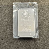 50 gramm Silber Barren Schweiz UBS Bank - 1