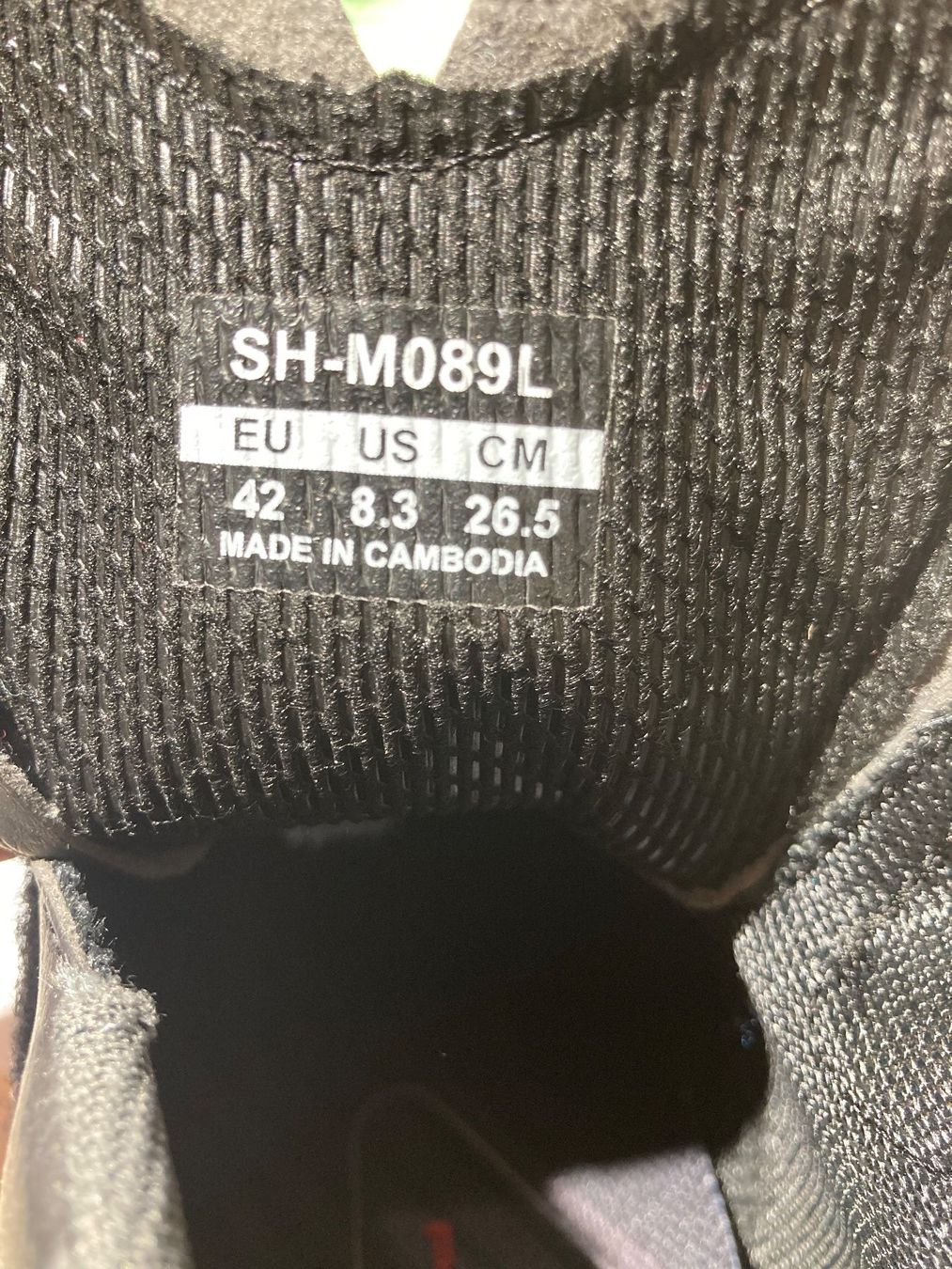 Shimano Herrenschuhe: Shimano SH-M089L Black, Gr.42 – Neu (gemäss Beschreibung) aus Lauterbrunnen von Imboden-Bike 2