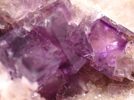 Fluorite from Berbes mining area, Ribadesella, Spain