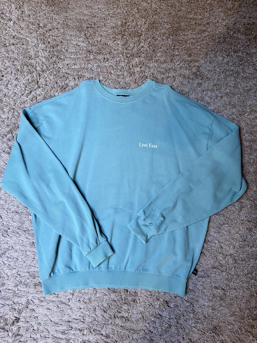 Live Fast Die Young Pullover & Sweatshirts: LFDY Sweater Grösse L Blau – Gebraucht aus Visperterminen von lgresell