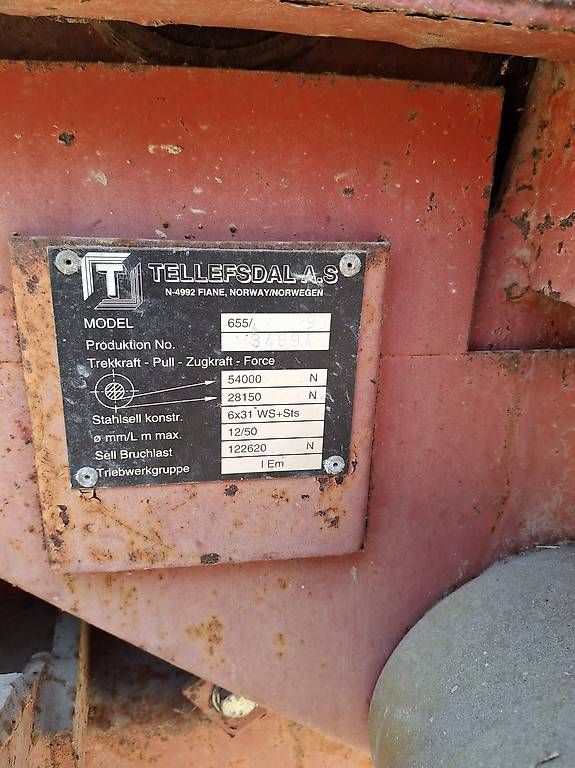 Forst Seilwinden & Rückzangen: Seilwinde Tellefsdal 5.4t – Gebraucht aus Aristau von johndeere7810 3