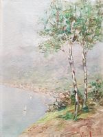 Blick auf den Lago Maggiore  - Tessin - Schweizer Kunst
