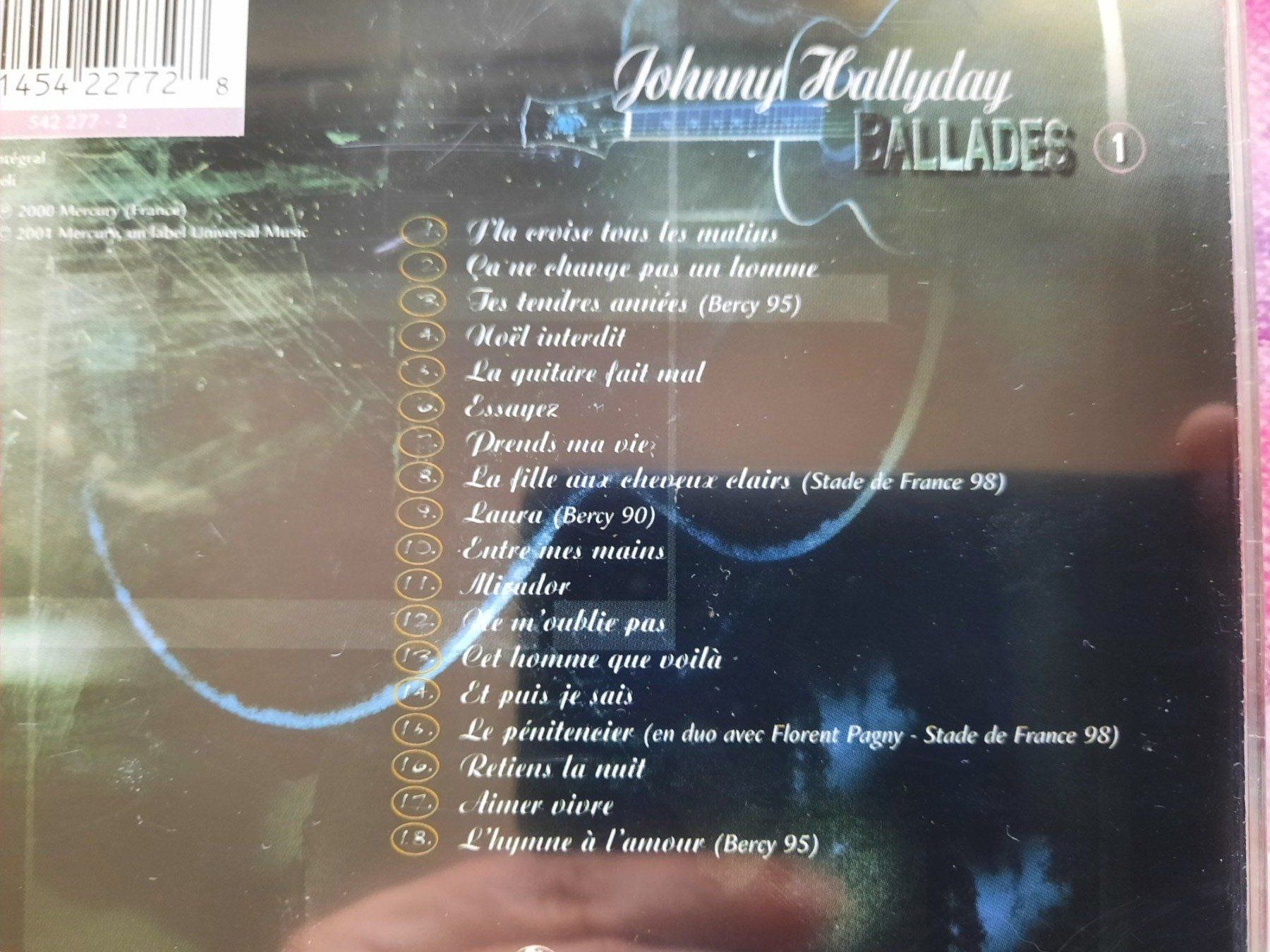 CD: CD Johnny Hallyday - Ballades volume 1 – Usato da Pully venduto da bro_n52j 2