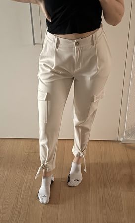 Mixeri Hose Beige Gr. M 38 Cargo Freizeit Business 