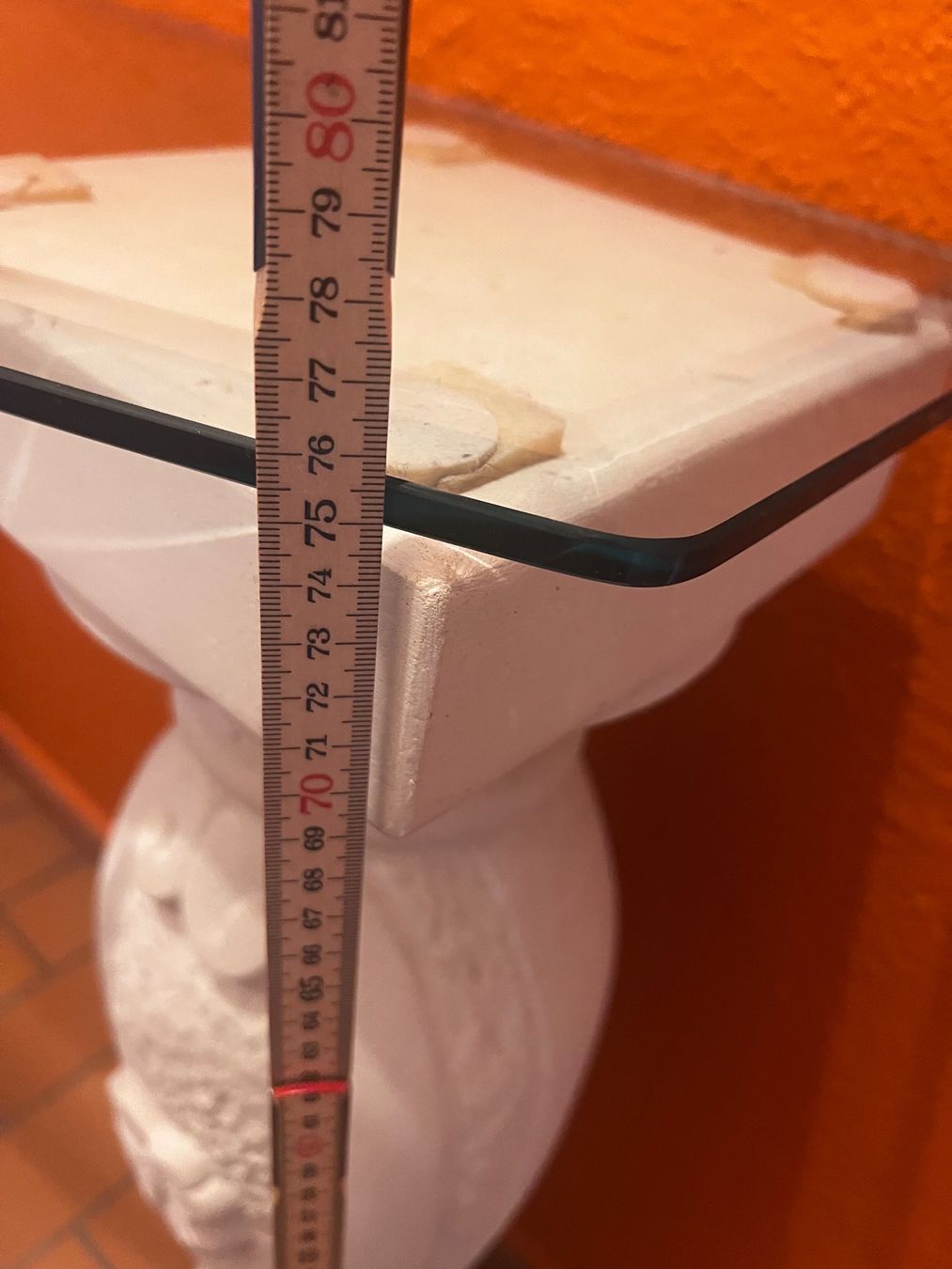 Tavoli: Pietra Leccese original Konsole mit Glasplatte – Usato da Oberengstringen venduto da Cici7 6