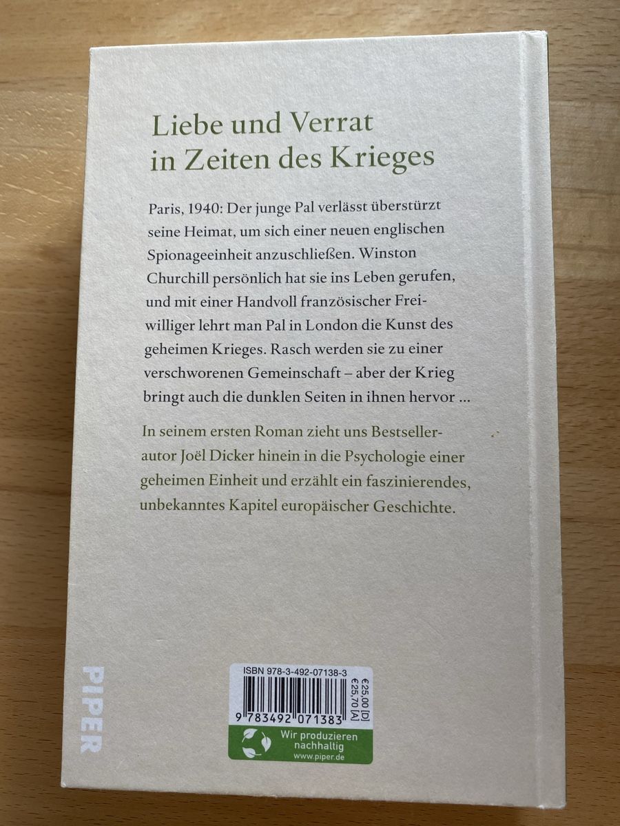 Libri: Die letzten Tage unserer Väter - Joël Dicker – Usato da Schwarzenburg venduto da Michellu 1