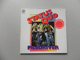 LP Engl. Hardrock / Rock Band Status Quo 1973 Piledriver