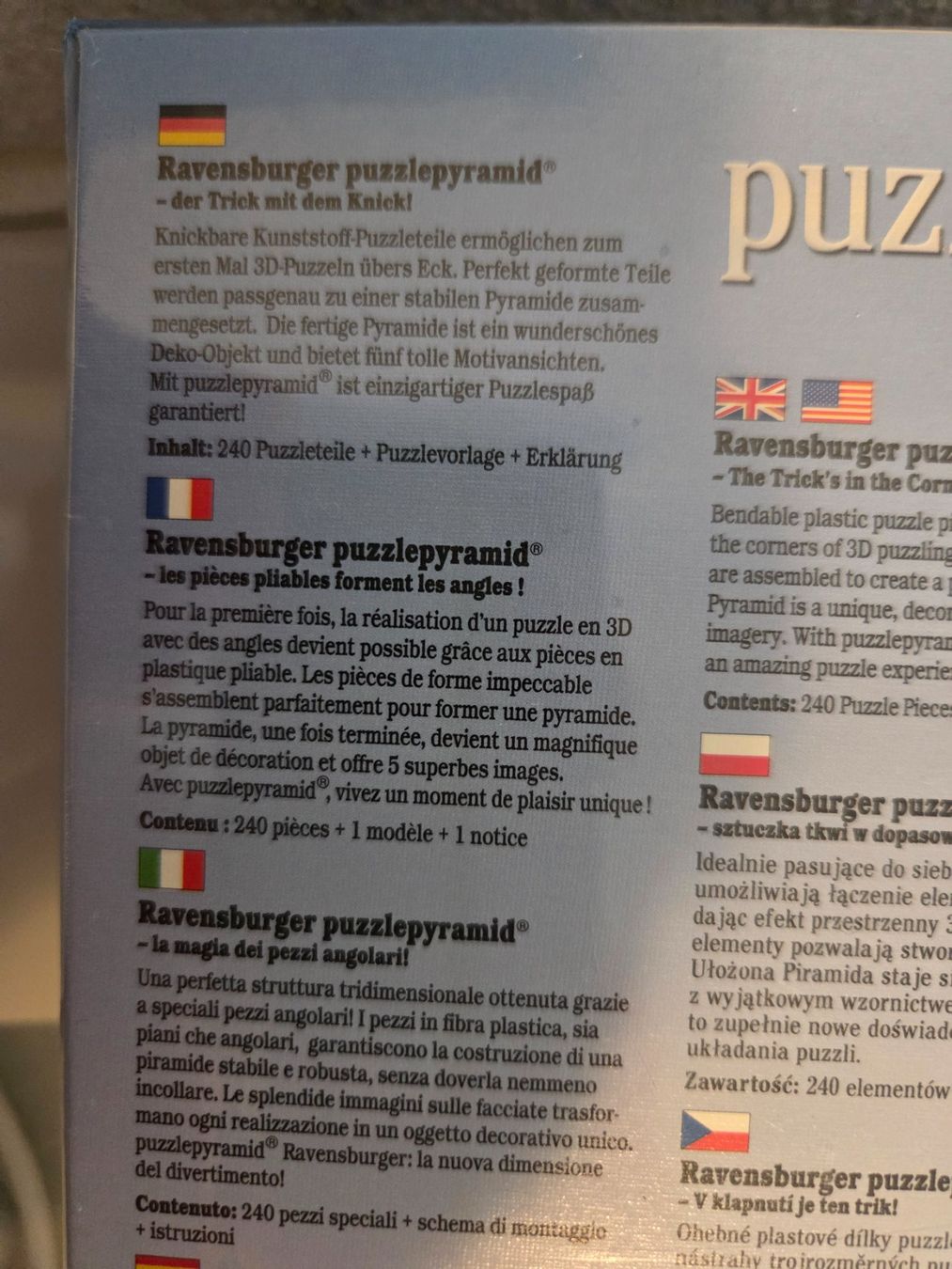 Ravensburger Puzzle: Ravensburger Puzzlepyramid 240 Teile Neu OVP – Nuovo e nell'imballaggio originale da Chur venduto da Einszweidreiviermein 4