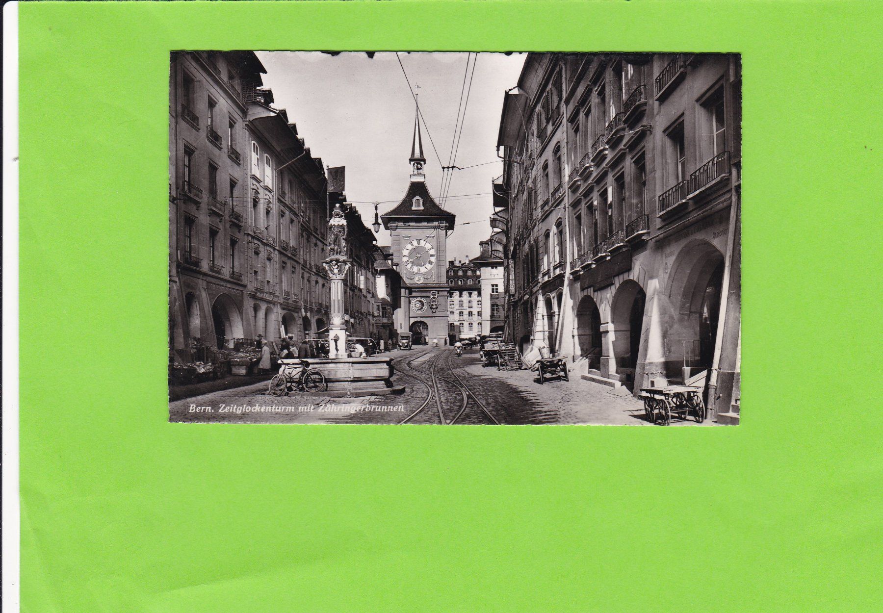 Cartoline postali: Bern-Zeitglockenturm-Oldtimer – Usato da St. Peterzell venduto da neckertal