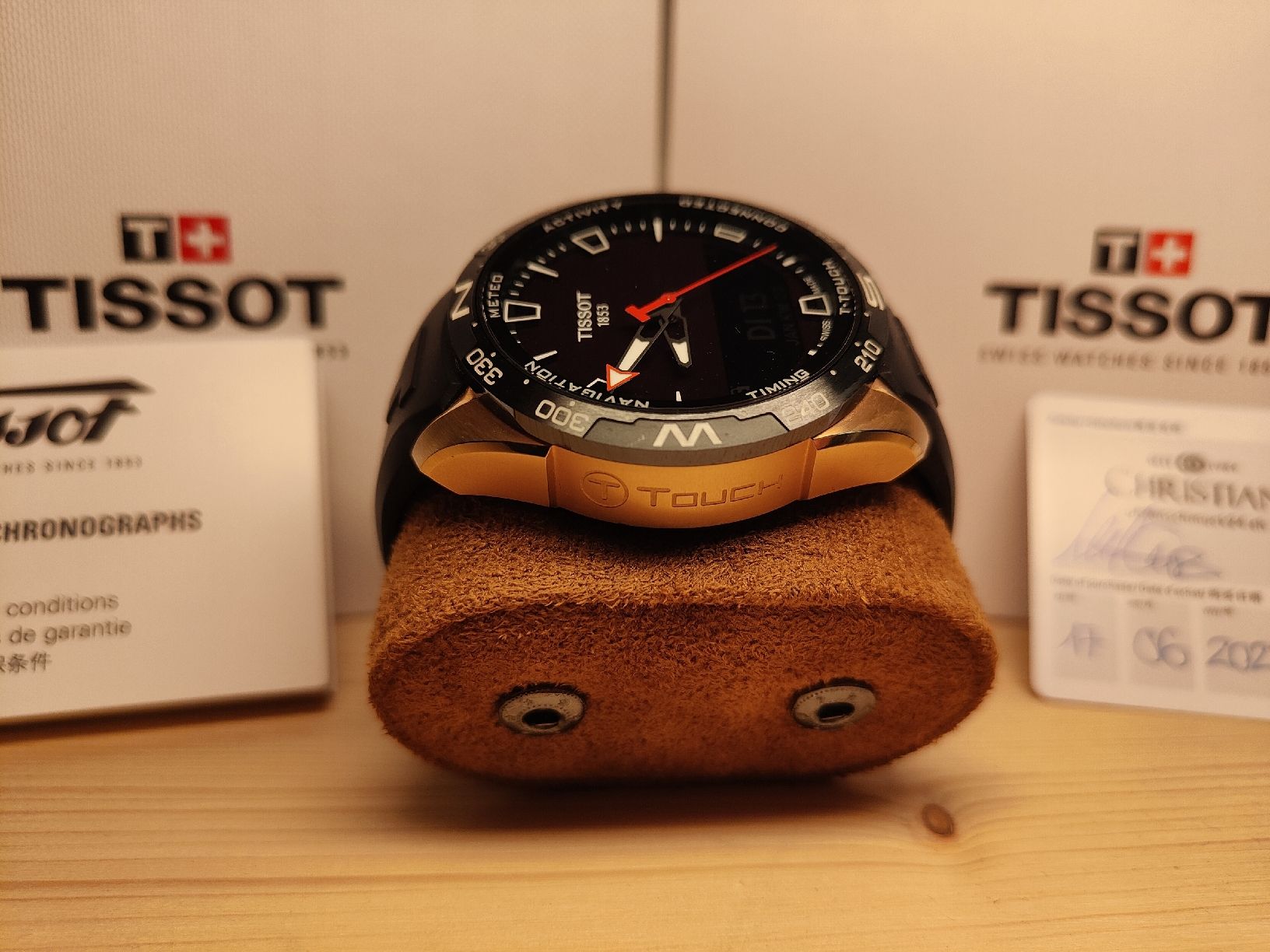Tissot Orologi: Tissot T-touch - Rosegold Titan – Usato da Rothrist venduto da schmuus 1