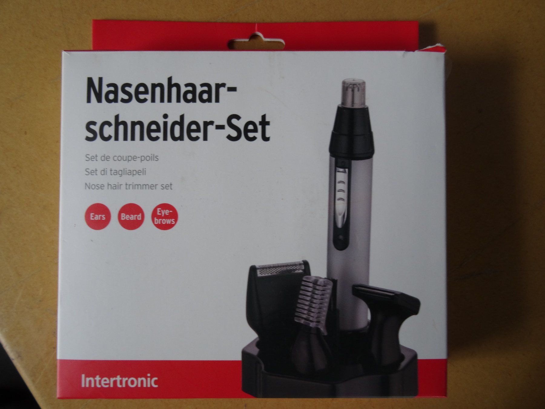Taglio: Intertronic Nasenhaar-Schneider-Set – Nuovo (secondo la descrizione) da Brügg BE venduto da TSP02